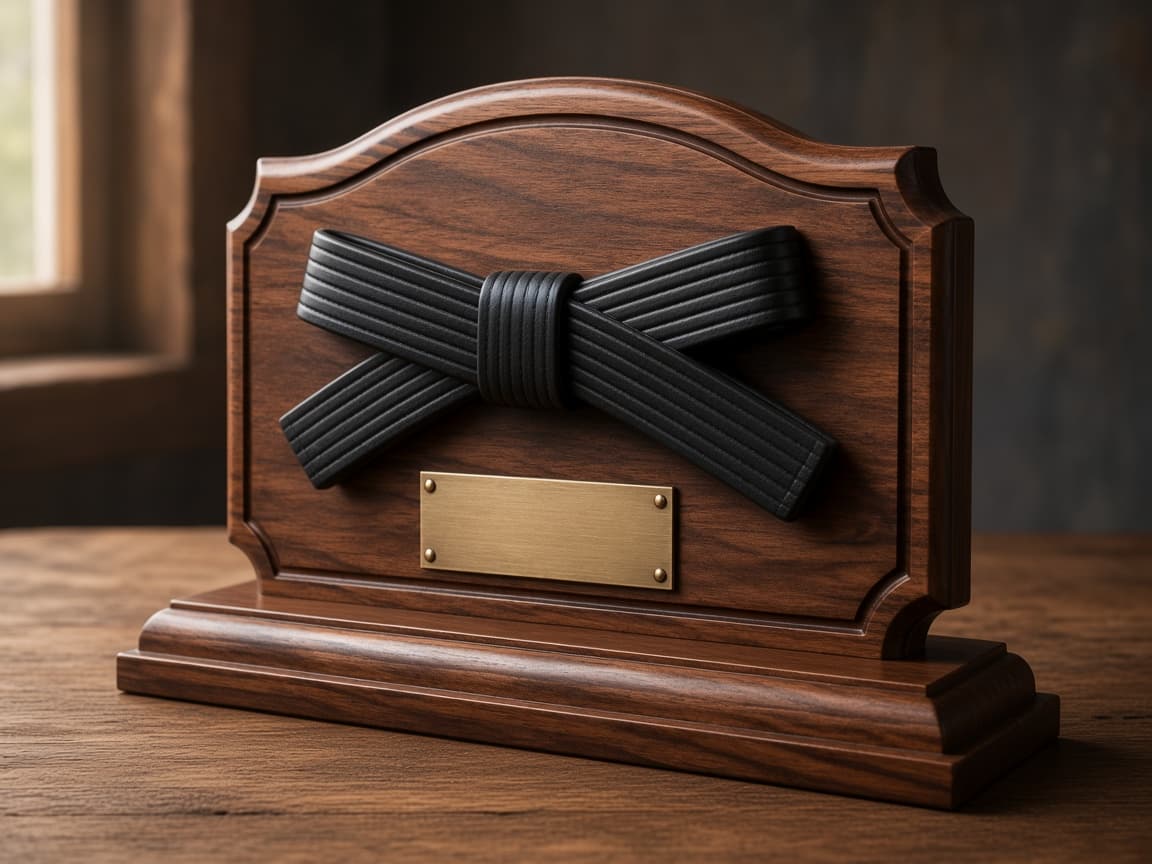 Belt Rank Plaque design concept, reverse side