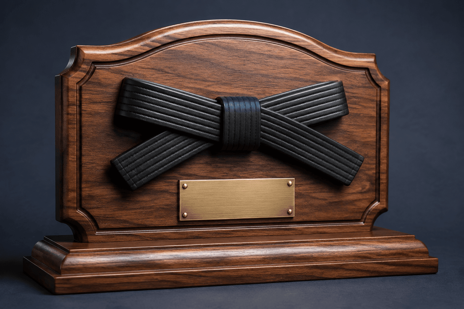 Belt Rank Plaque custom product design concept